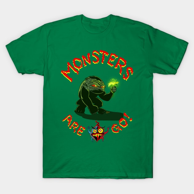 Monsters-are-Go!11 T-Shirt by RickLucey